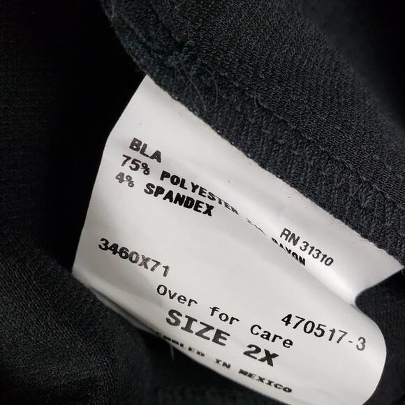 I.N. STUDIO Faux Leather Open Front Jacket size 2X - Picture 5 of 10